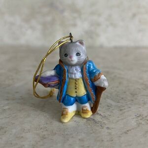 Kitty Cucumber Albert as Prince Charming Mini Christmas Ornament Schmid 1990